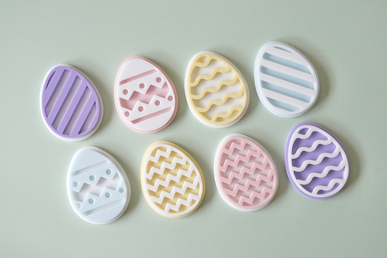 Easter Egg Charms (pack of 4 or 8)