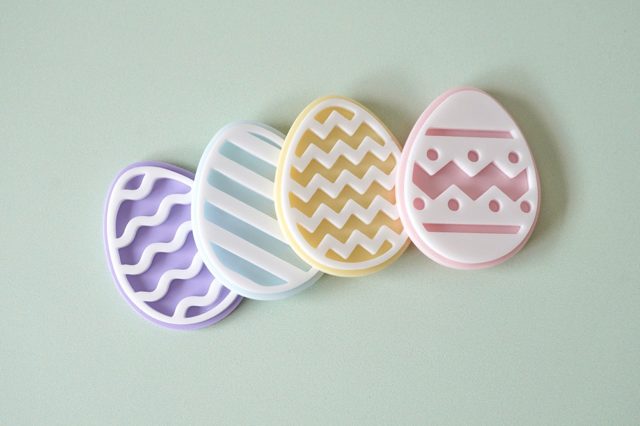 Easter Egg Charms (pack of 4 or 8)