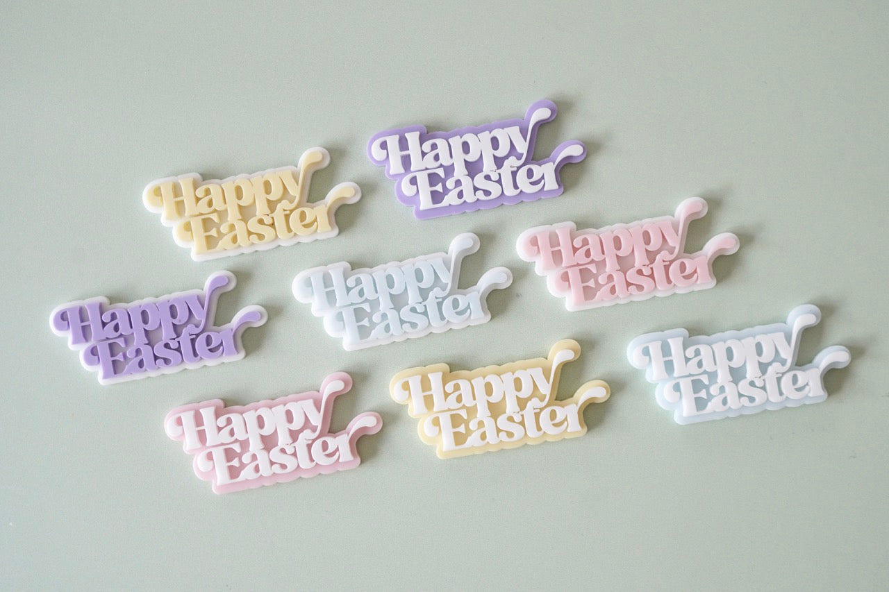Happy Easter Charm (pack of 4 or 8)
