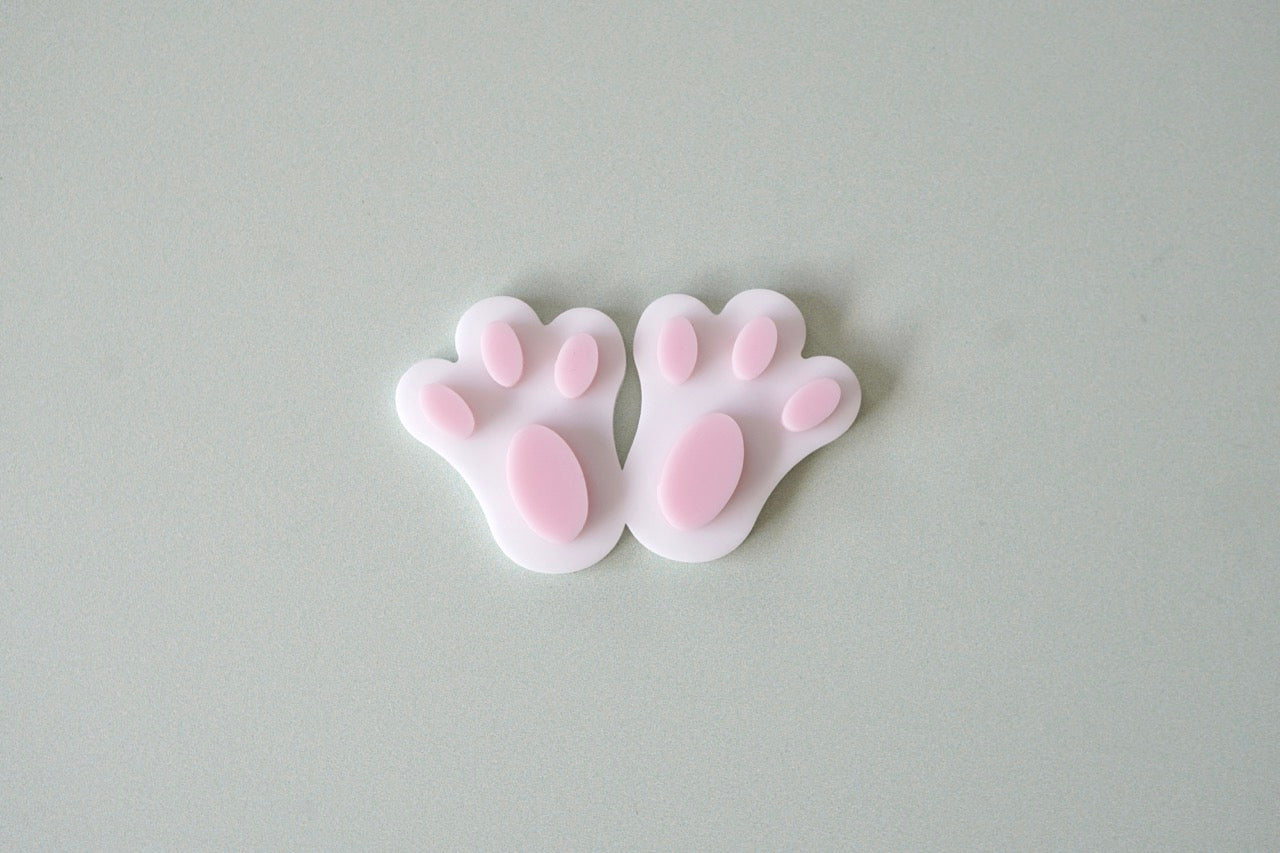 Bunny Feet Charms (pack of 4 or 8)