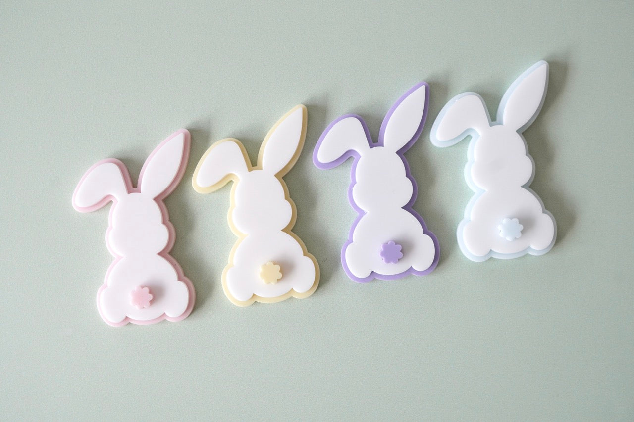 Easter Bunny Charms (pack of 4 or 8)