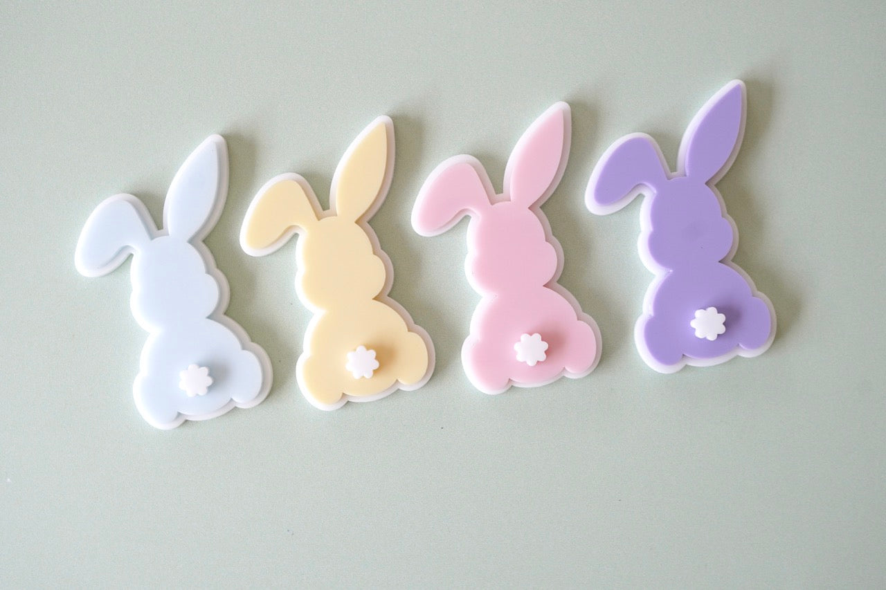 Easter Bunny Charms (pack of 4 or 8)