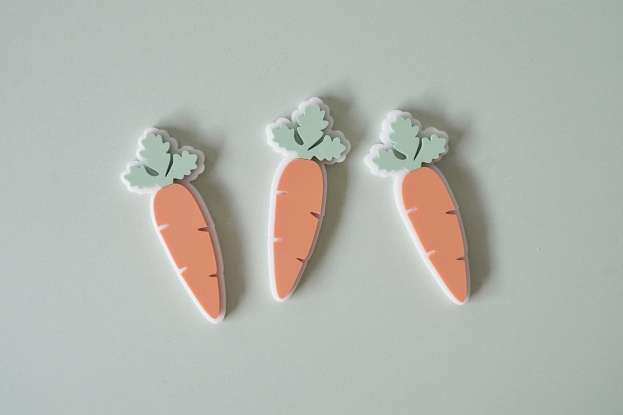 Carrot Charms (pack of 4 or 8)