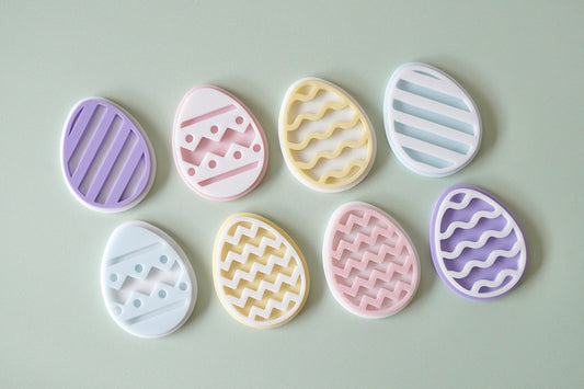 Easter Egg Charms (pack of 4 or 8)