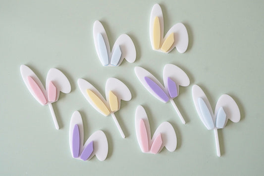 Bunny Ears Charms (pack of 4 or 8)