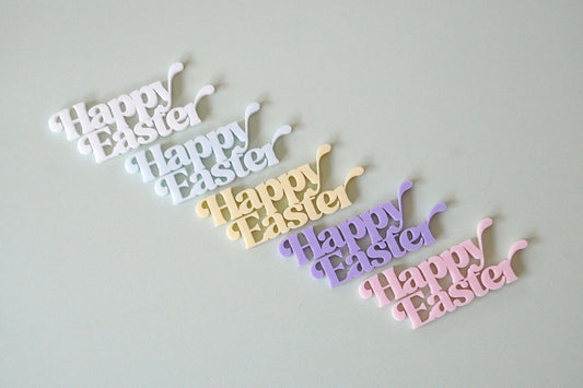 Happy Easter Charm (pack of 4 or 8)