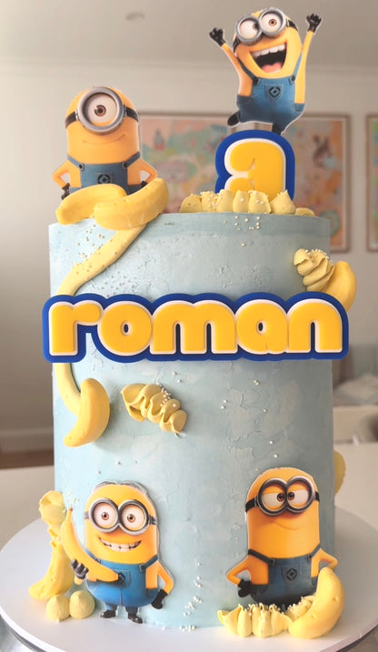 Minions Topper/Fropper Set - Customisable
